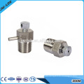 Stainless steel bleed valve function